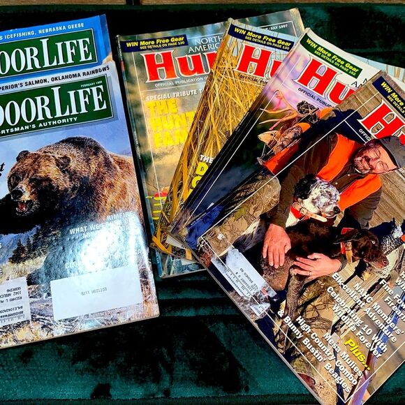 1997 North American Hunter May-Oct Issues + 1995 Outdoor Life Magazine Bundle - Picture 1 of 16